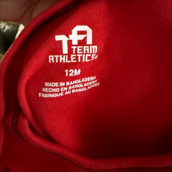 Ohio State Buckeyes Baby Onesie Set Of 2 Red & Black 12M - Picture 5 of 5